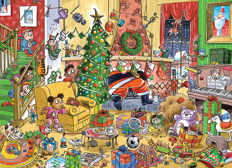 DoodleTown: Catching Santa | 1000 Piece