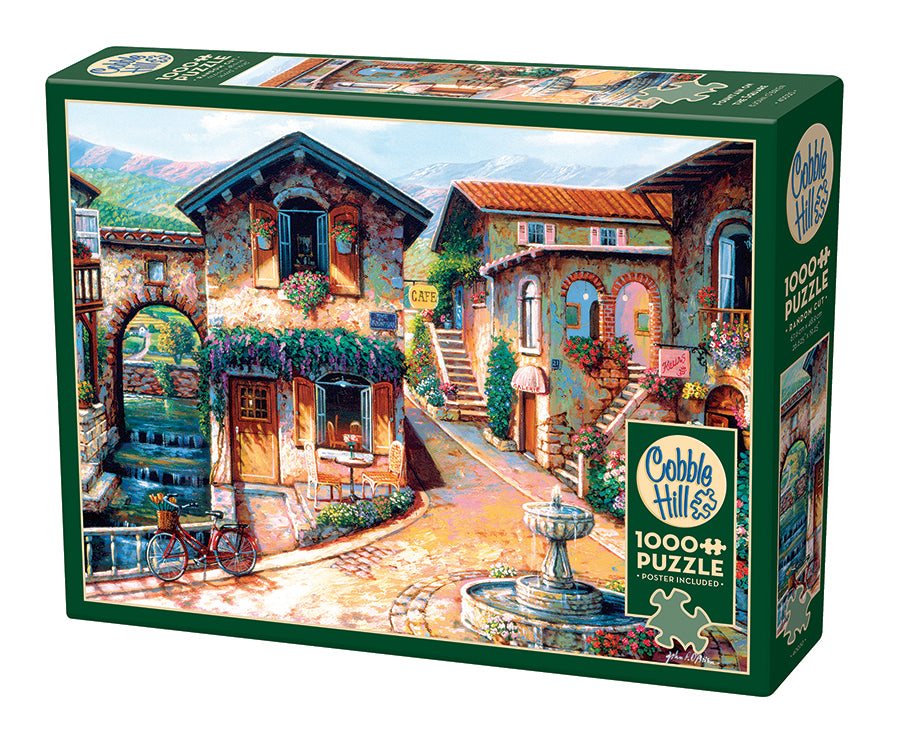 Fountain on the Square 1000 piece jigsaw| 40030 |Cobble Hill Puzzles ...